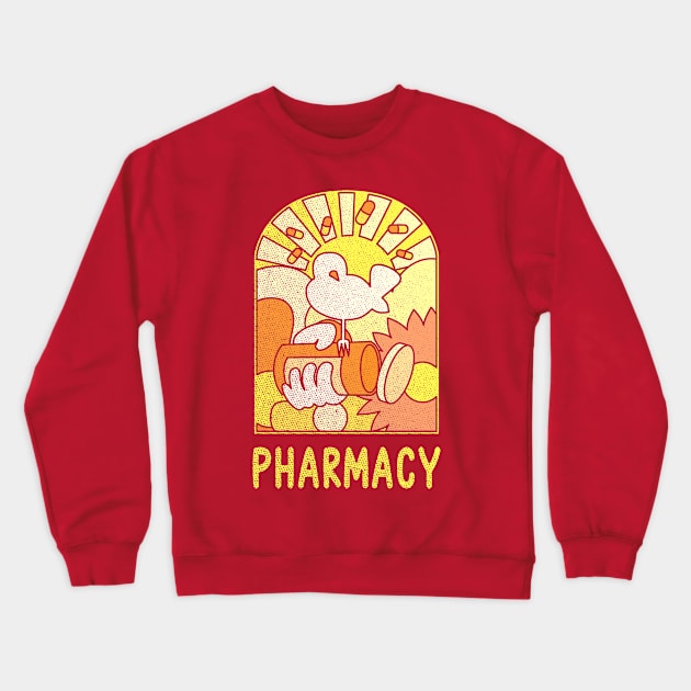 Pharmacy Festival Crewneck Sweatshirt by RxBlockhead